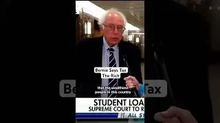 Bernie Says Tax The Rich