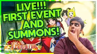 FIRST EVENT IS HERE AND MAINTENANCE IS FINALLY OVER!! (Danmachi Battle Chronicle)