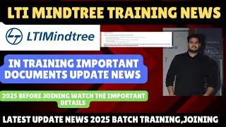 LTI Mindtree training process documents |Lti Mindtree onboarding update news