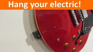 Floating Electric Guitar Mount DIY
