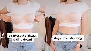 Strapless Bra Sliding Down? Try This!!
