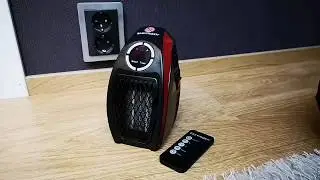Easymaxx 500W vifteovn med fjernkontroll