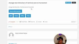 change text direction of vertical axis to horizontal