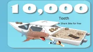 How to get 100 teeth for free in sharkbite!