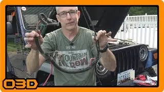 Battery Cable Upgrade and Replacement from CustomBatteryCables.Com for Project 2004 Wrangler TJ