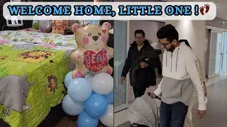 WELCOME HOME BABY ! Our First Day as New Parents ❤️