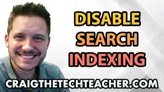 How To Disable Windows 7 Search Indexing Service (2022)