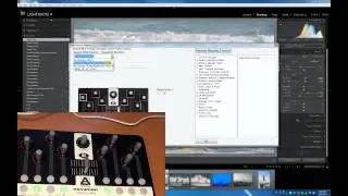 Editing in Lightroom with the Novation Nocturn via Paddy