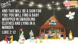Luke 2:12 Christmas Bible Verse || Bible Verse || Christian Projects