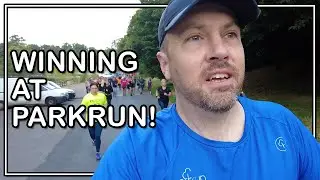 i won the race at Mote Park parkrun