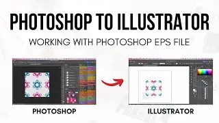 Pattern from Photoshop to Illustrator with Photoshop EPS file