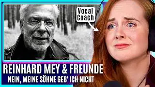 Powerful 🇩🇪 | Reinhard Mey & Freunde - Nein, meine Söhne geb' ich nicht | Vocal Coach Analysis