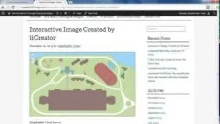 Share and Publish an Interactive Image in iiCreator