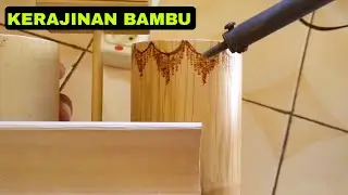 Cara Membuat Motif Pada Media Kerajinan Bambu