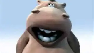 hippo and dog