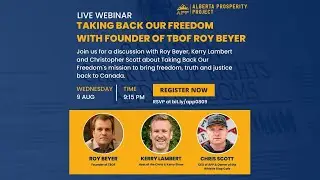 Taking Back Our Freedom with founder of TBOF Roy Beyer