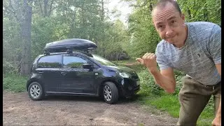 Tiny car camping in Thetford Forest