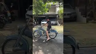 Cara menyalakan motor jadul tahun 1960a DKW HUMMEL