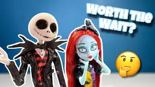 Monster High x Nightmare Before Christmas Jack skellington & Sally Dolls Unboxing
