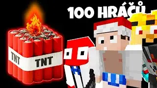 Minecraft 100 HRÁČŮ vs TNT o 250Kč!