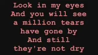 If Only Tears Could Bring You Back - lyrics