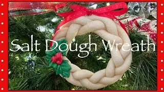 Salt Dough Holiday Wreath