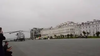 Sea King Landing on Plymouth Hoe