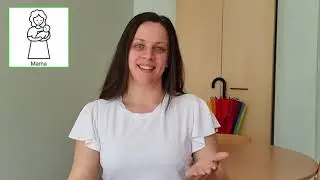 Mama, mano mama, aš tave myliu. Eilėraštis vaikams su judesiais ir simboliais.