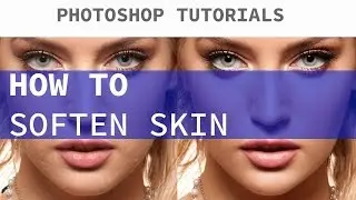 How to soften skin in photoshop