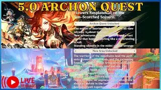 Pyro Archon vs Capitano, 5.0 Archon Quest! | Genshin Impact