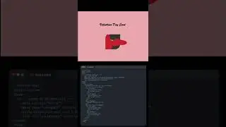 valentine day card #html #css #valentinesday