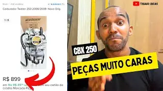 🚨CBX TWISTER TEM PEÇAS MUITO CARAS ? Veja o preço de algumas peças.
