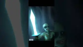 zombie with legendary sword digital art
