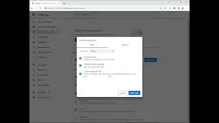 Chrome clear cookies and cache