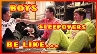 Teenage Boy's sleepovers be like...