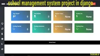 School Management System | Django project with source code