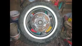Как установить звезду на колесо от скутера installing a star on a scooter wheel