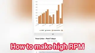 How to earn money by make high RPM
