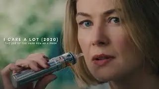 The use of 'vape pen' in I Care A Lot (2020)