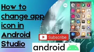 how to change app  icon in android studio | how to create an app icon | android studio tutorial