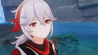 Kazuha, what are you staring at...?