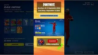 Fortnite Item Shop⏰ Thursday, September 12, 2024 #fortnite #fortnitebattleroyale #fortniteshorts