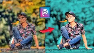 Moody blue effect photo editing in picsArt | PicsArt blue tone photo editing