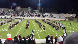 Ennis High School Band & Lionettes at EHS vs Melissa Playoff 11-18-22 video by TC Videos, Culpeppers