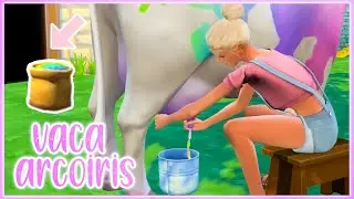 ✨Cómo tener VACA ARCOIRIS | Sims vida en el pueblo TRUCOS ✨ 