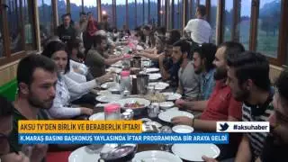 Aksu TV'den birlik ve beraberlik iftarı
