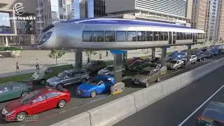 GYROSCOPIC PUBLIC TRANSPORTATION SYSTEM