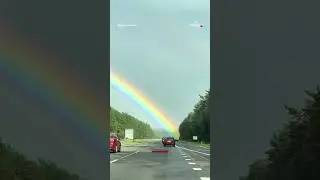 «Мы щас в радугу въедем!»: ОГРОМНАЯ РАДУГА ПОД 