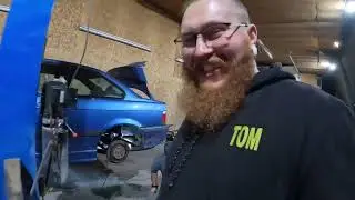 Mikey Bought an M3. Let's change the brakes.