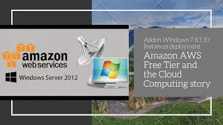 Amazon AWS Free Tier and the Cloud Computing story via Addon Windows 7 8.1 10 Instances deployment
